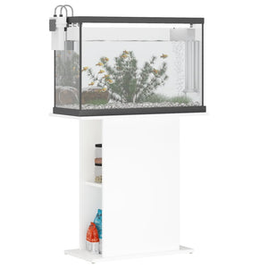 Supporto per acquario bianco 75x36x72,5 cm in legno ingegnerizzato 833647