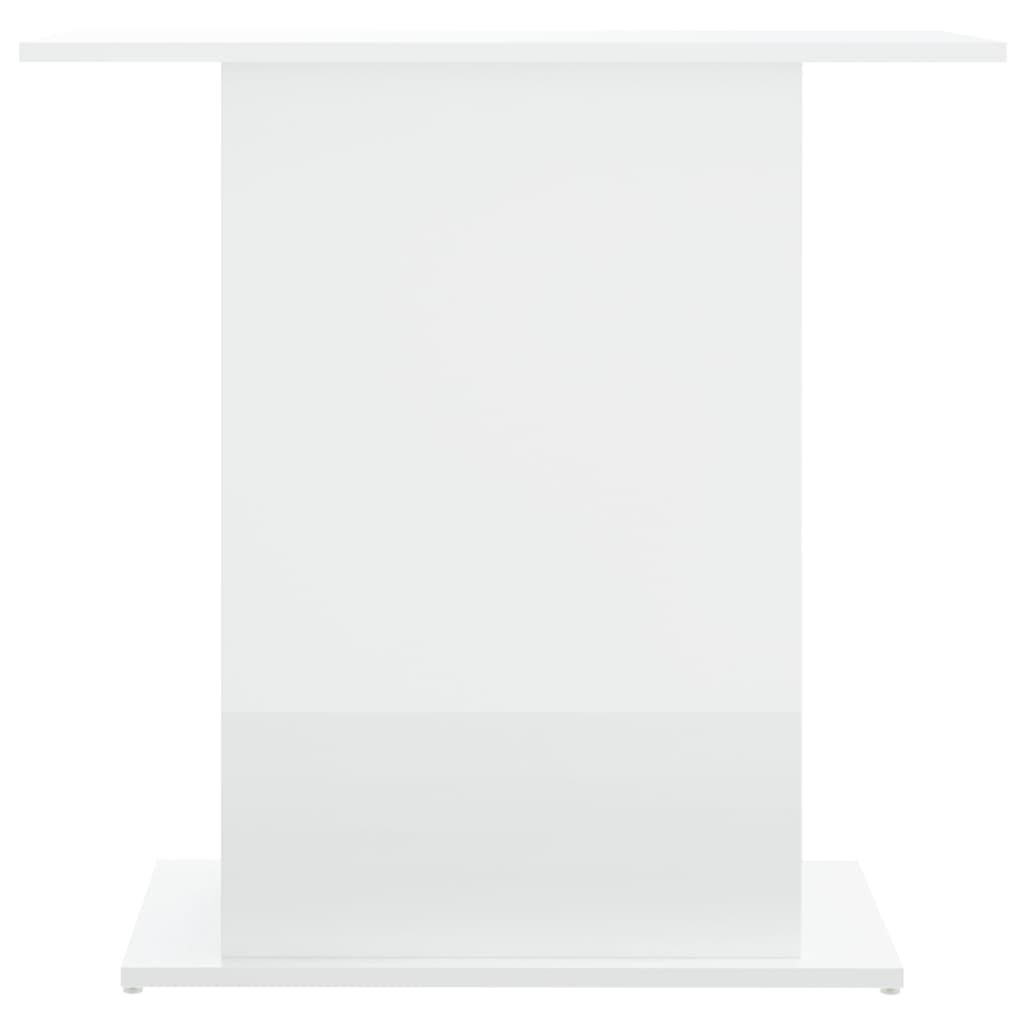 Supporto Acquario 75x36x72,5 cm Legno Multistrato Bianco Lucido