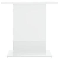 Supporto Acquario 75x36x72,5 cm Legno Multistrato Bianco Lucido