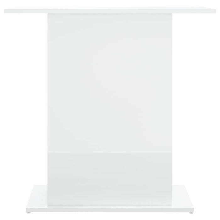 Supporto Acquario 75x36x72,5 cm Legno Multistrato Bianco Lucido