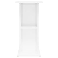 Supporto Acquario 75x36x72,5 cm Legno Multistrato Bianco Lucido