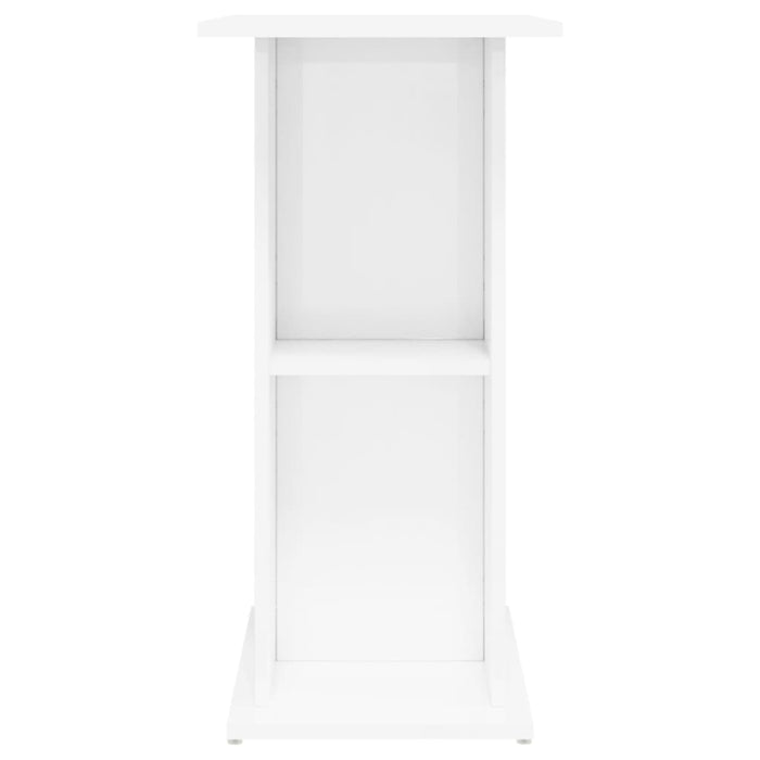 Supporto Acquario 75x36x72,5 cm Legno Multistrato Bianco Lucido
