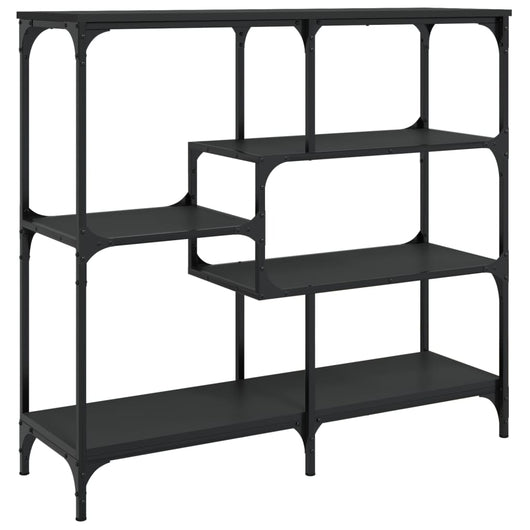 Tavolino Consolle-Tavolino da soggiorno-Tavolo Nero 103x32x95 cm in Legno Multistrato