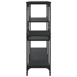 Tavolino Consolle Nero 103x32x95 cm in Legno Multistrato