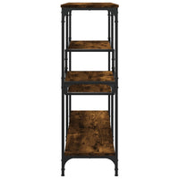 Tavolo Consolle Rovere Fumo 103x32x95 cm Legno Multistrato