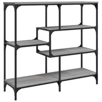 Tavolo Consolle Grigio Sonoma 103x32x95 cm in Legno Multistrato 833953