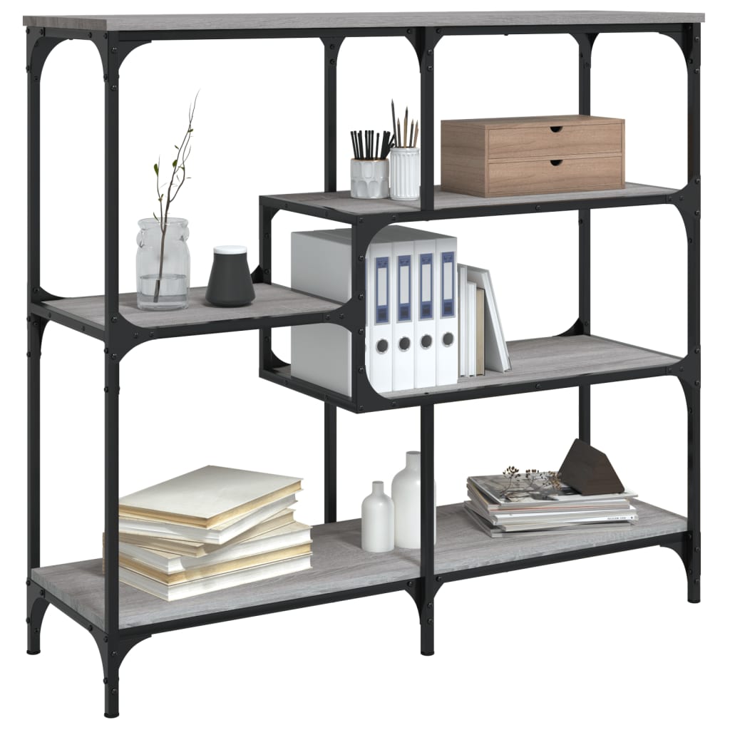 Tavolo Consolle Grigio Sonoma 103x32x95 cm in Legno Multistratocod mxl 131232