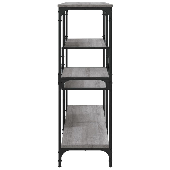 Tavolo Consolle Grigio Sonoma 103x32x95 cm in Legno Multistrato 833953