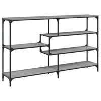 Tavolo Consolle Grigio Sonoma 160x32x95 cm in Legno Multistrato 833958