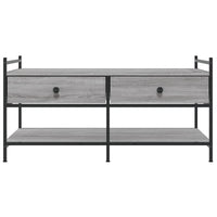 Tavolino da Salotto Grigio Sonoma 99x50x50 cm Legno Multistrato 833963