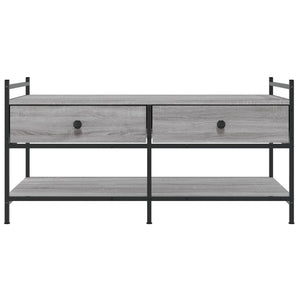 Tavolino da Salotto Grigio Sonoma 99x50x50 cm Legno Multistrato 833963