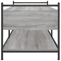 Tavolino da Salotto Grigio Sonoma 99x50x50 cm Legno Multistrato 833963
