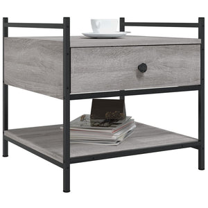 Tavolino da Salotto Grigio Sonoma 50x50x50 cm Legno Multistrato 833968