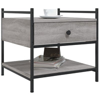 Tavolino da Salotto Grigio Sonoma 50x50x50 cm Legno Multistrato 833968