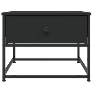Tavolino da Salotto Nero 51x51x40 cm in Legno Multistrato 833975