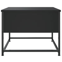 Tavolino da Salotto Nero 51x51x40 cm in Legno Multistrato 833975