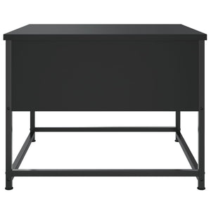 Tavolino da Salotto Nero 51x51x40 cm in Legno Multistrato 833975