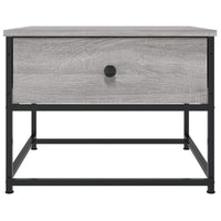 Tavolino da Salotto-Tavolino da soggiorno-Tavolo Grigio Sonoma 51x51x40 cm Legno Multistrato