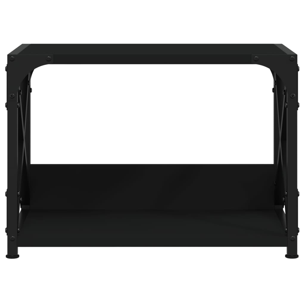 Supporto per Stampante 2 Livelli Nero 44x26x31,5 cm Multistrato 833980