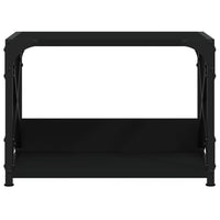 Supporto per Stampante 2 Livelli Nero 44x26x31,5 cm Multistrato 833980
