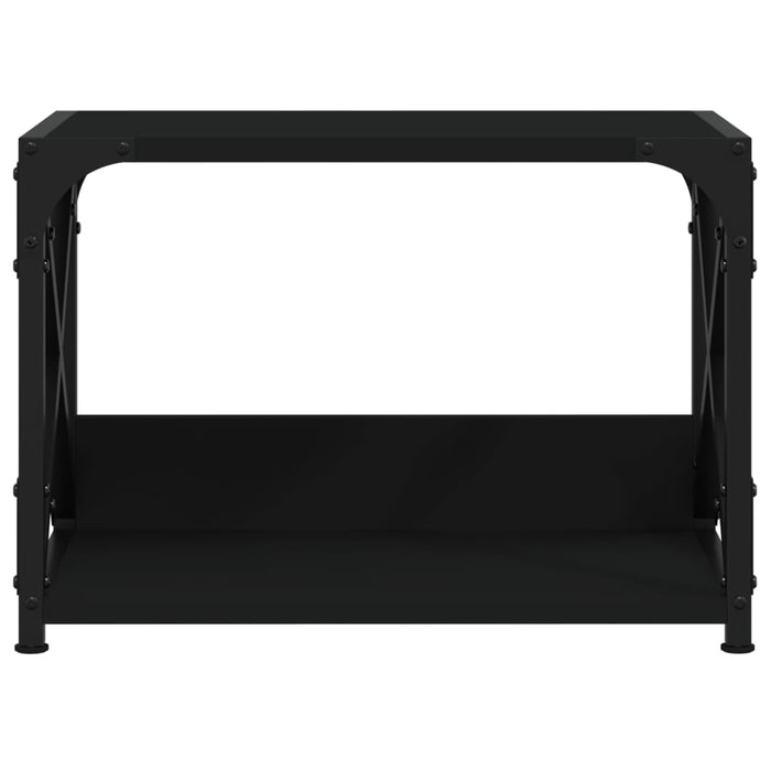 Supporto per Stampante 2 Livelli Nero 44x26x31,5 cm Multistrato 833980