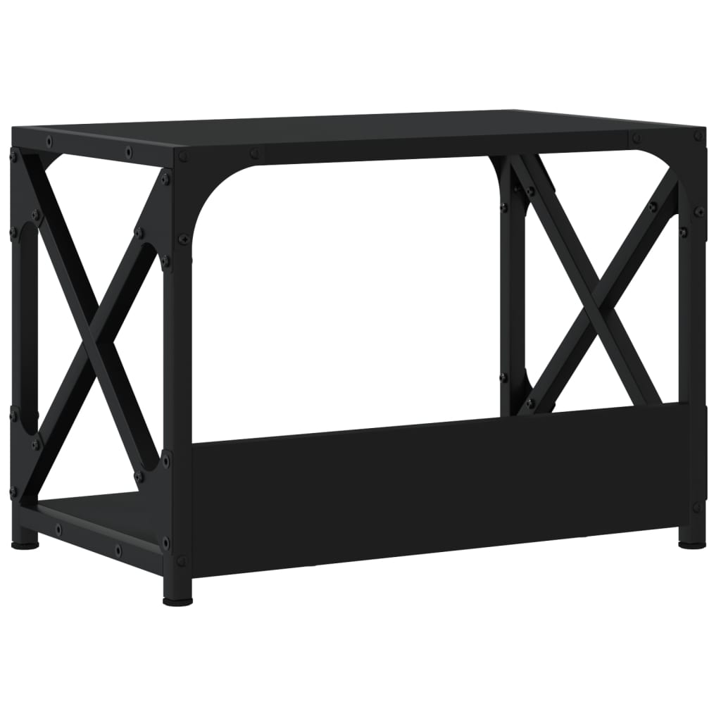 Supporto per Stampante 2 Livelli Nero 44x26x31,5 cm Multistrato 833980