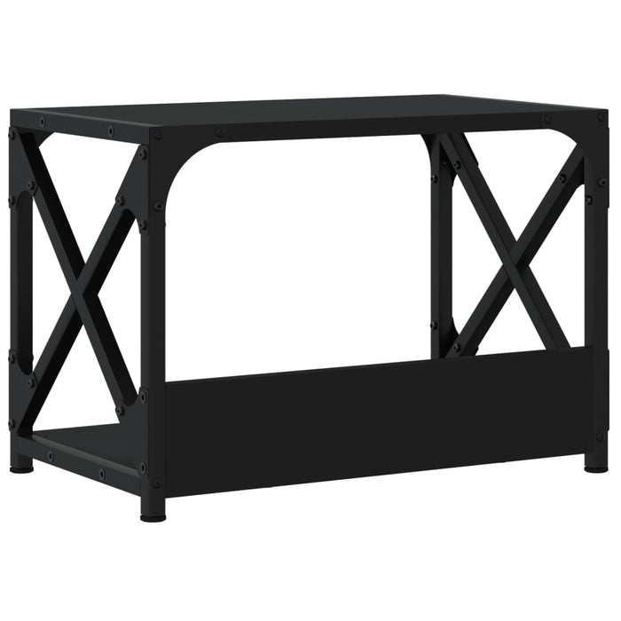 Supporto per Stampante 2 Livelli Nero 44x26x31,5 cm Multistrato 833980