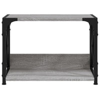 Supporto Stampante 2 Piani Grigio Sonoma 44x26x31,5 Multistrato 833983