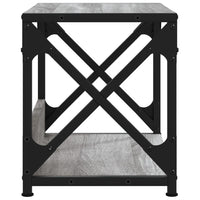 Supporto Stampante 2 Piani Grigio Sonoma 44x26x31,5 Multistrato 833983