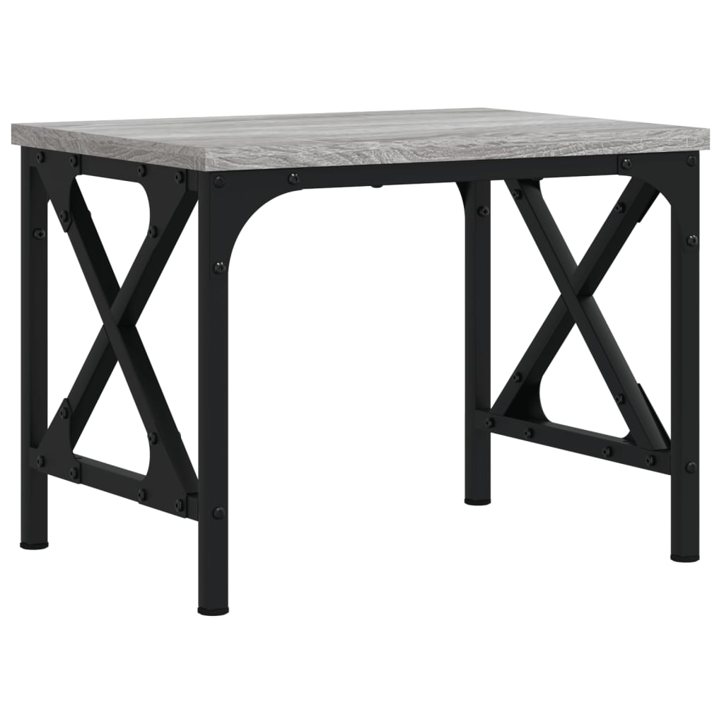 Supporto Stampante Grigio Sonoma 40x30x31 cm Legno Multistrato 833988