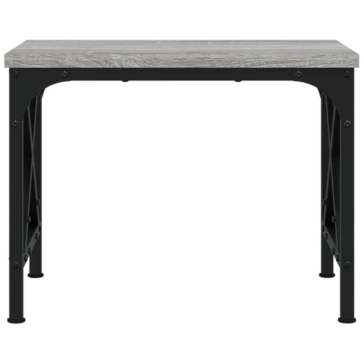 Supporto per stampante tavolo mobile ufficio sonoma 40 x 30 x 31 cm legno ingegnerizzato grigio 02_0044777