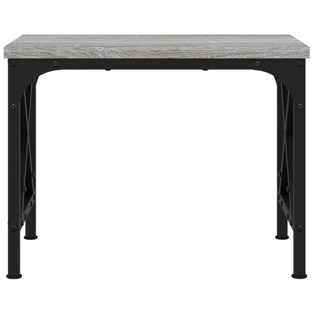 Supporto Stampante Grigio Sonoma 40x30x31 cm Legno Multistrato 833988