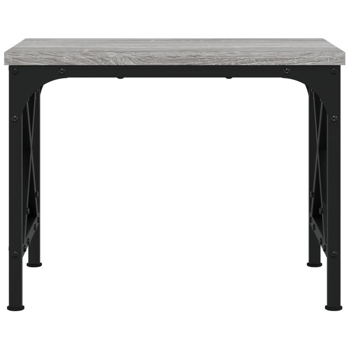 Supporto Stampante Grigio Sonoma 40x30x31 cm Legno Multistrato 833988