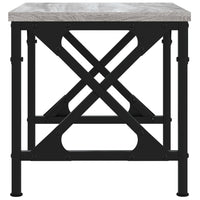 Supporto per stampante tavolo mobile ufficio sonoma 40 x 30 x 31 cm legno ingegnerizzato grigio 02_0044777