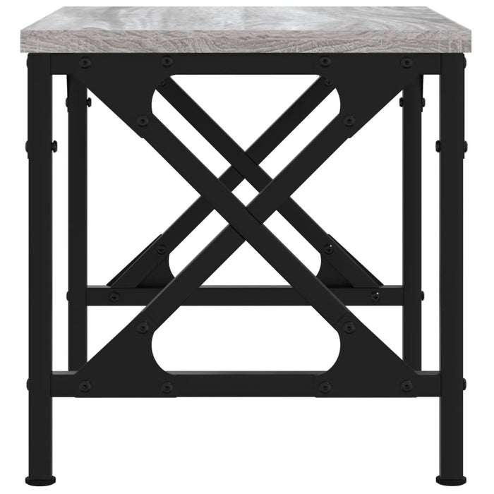 Supporto per stampante tavolo mobile ufficio sonoma 40 x 30 x 31 cm legno ingegnerizzato grigio 02_0044777