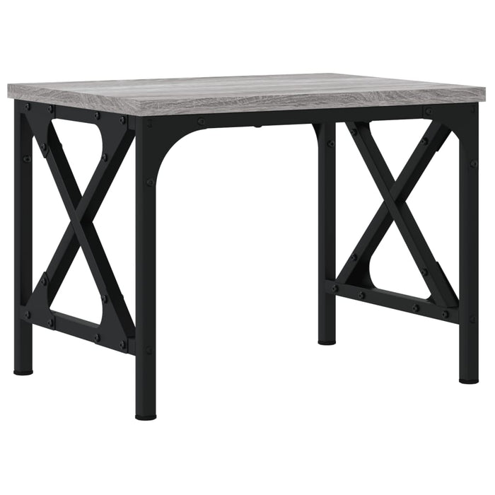 Supporto Stampante Grigio Sonoma 40x30x31 cm Legno Multistrato 833988