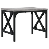 Supporto per stampante tavolo mobile ufficio sonoma 40 x 30 x 31 cm legno ingegnerizzato grigio 02_0044777