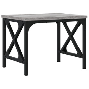 Supporto per stampante tavolo mobile ufficio sonoma 40 x 30 x 31 cm legno ingegnerizzato grigio 02_0044777