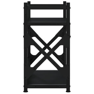 Supporto per stampante da tavolo per ufficio 2 livelli 40 x 20 x 40 cm nero 02_0044715