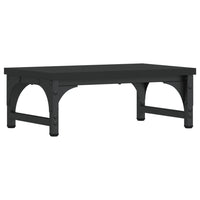 Supporto per monitor da tavolo mobile da scrivania 37 x 23 x 14 cm in legno ingegnerizzato nero 02_0044858