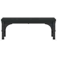 Supporto per monitor da tavolo mobile da scrivania 37 x 23 x 14 cm in legno ingegnerizzato nero 02_0044858