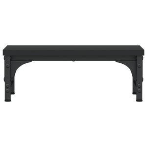 Supporto per monitor da tavolo mobile da scrivania 37 x 23 x 14 cm in legno ingegnerizzato nero 02_0044858