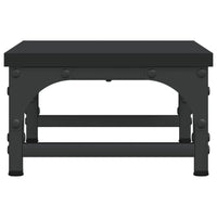 Supporto per monitor da tavolo mobile da scrivania 37 x 23 x 14 cm in legno ingegnerizzato nero 02_0044858