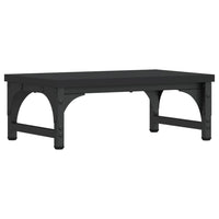 Supporto per monitor da tavolo mobile da scrivania 37 x 23 x 14 cm in legno ingegnerizzato nero 02_0044858