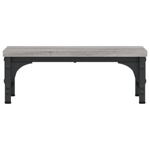 Supporto per monitor da tavolo mobile da ufficio Sonoma 37 x 23 x 14 cm legno ingegnerizzato grigio 02_0044986