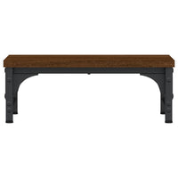 Supporto Monitor Rovere Marrone 37x23x14cm Legno Multistrato 833999