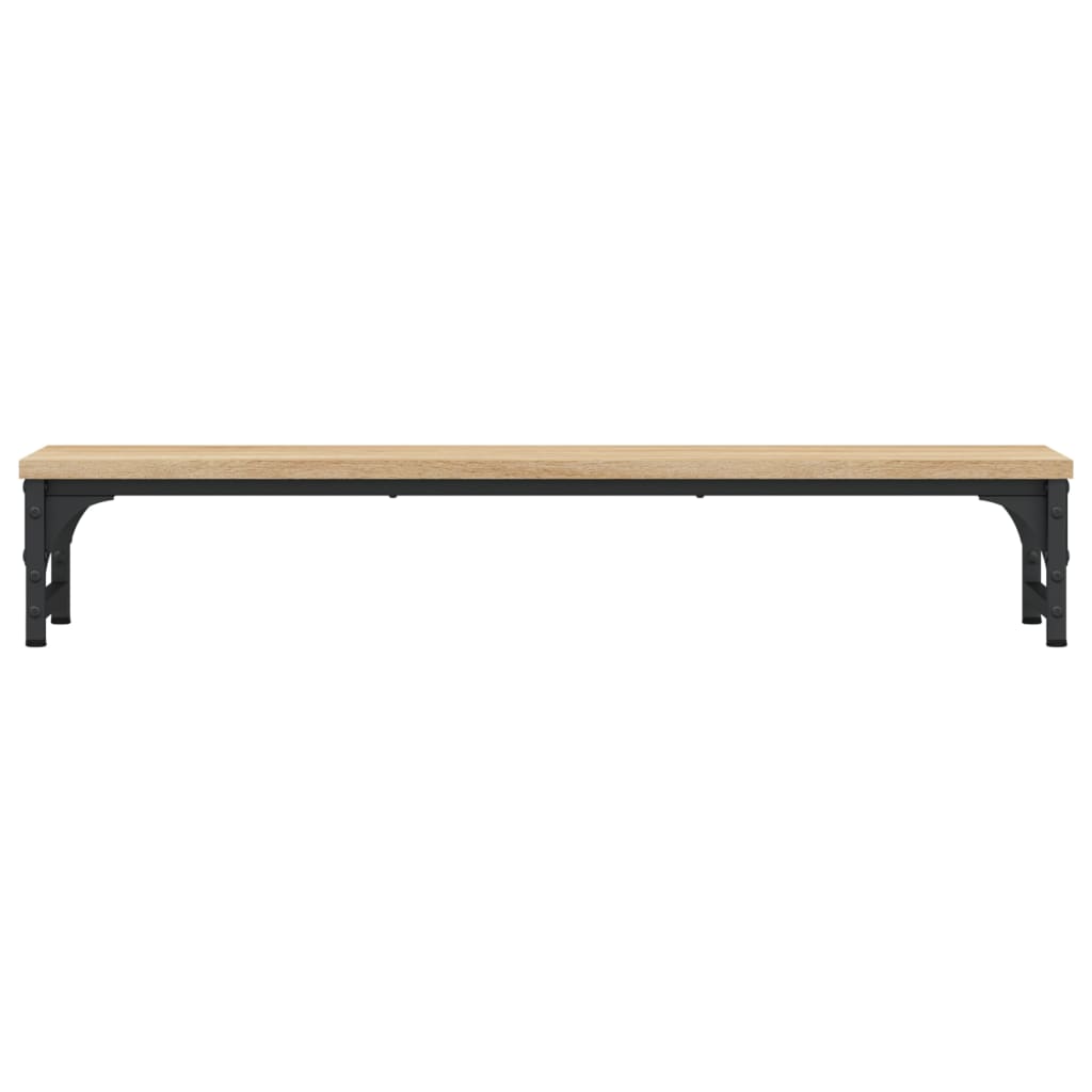 Supporto per monitor tavolo mobile ufficio sonoma 85 x 23 x 155 cm legno ingegnerizzato marrone 02_0045002
