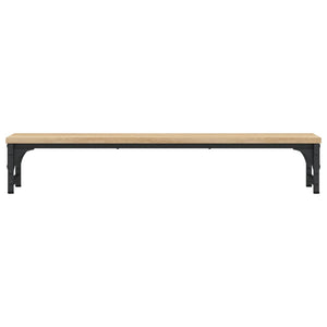 Supporto per monitor tavolo mobile ufficio sonoma 85 x 23 x 155 cm legno ingegnerizzato marrone 02_0045002