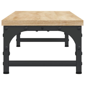 Supporto per monitor tavolo mobile ufficio sonoma 85 x 23 x 155 cm legno ingegnerizzato marrone 02_0045002