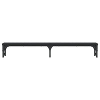 Supporto per monitor da tavolo mobile da scrivania 105 x 23 x 155 cm in legno ingegnerizzato nero 02_0044855